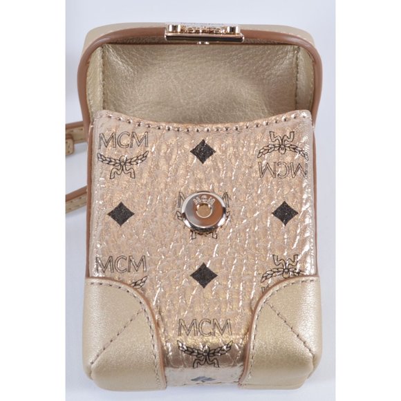 MCM Visetos Canvas Mini Crossbody Waist Charm Bag - Picture 9 of 12